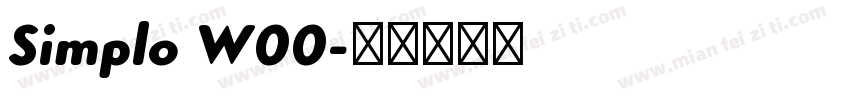 Simplo W00字体转换